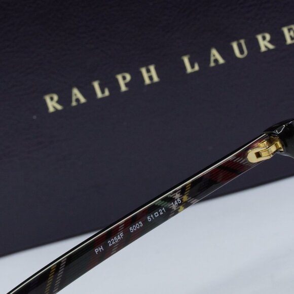 Polo Ralph Laurent PH2254F 5003 Rectangle Eyeglasses - Shiny Dark Havana 51mm - Picture 5 of 8